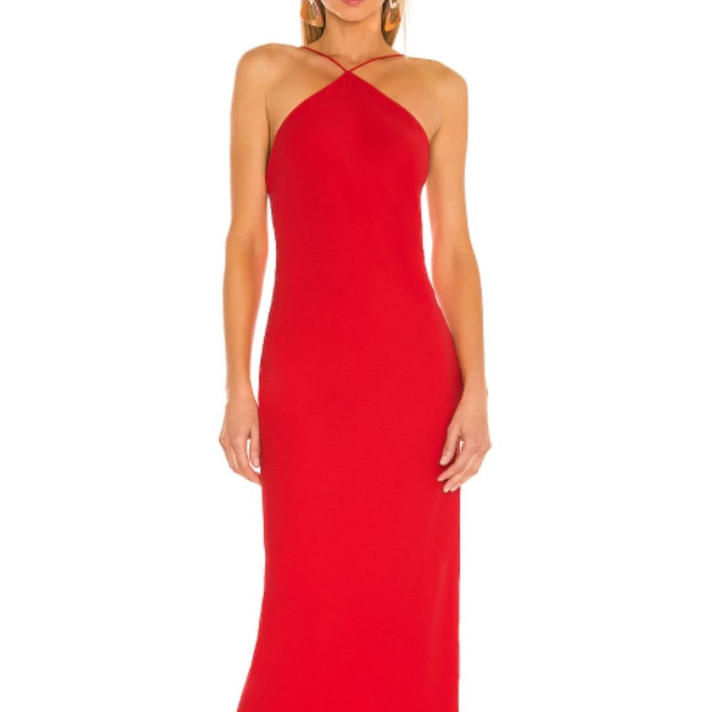 Amanda Uprichard X REVOLVE RIESLING GOWN IN LIPSTICK (S)